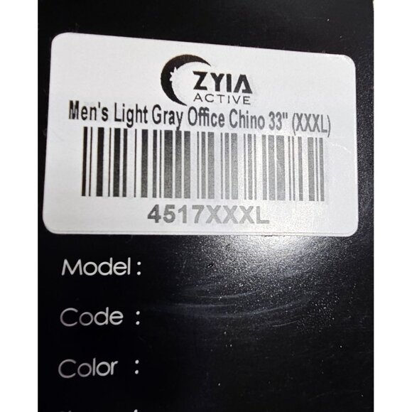 Zyia Mens 3XL Office Chino Pants NWT - Picture 13 of 13